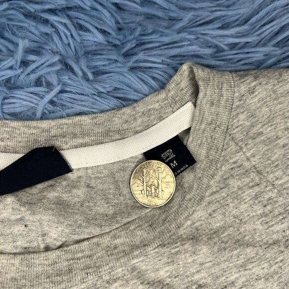 Scotch & Soda Amsterdam Spell Out Graphic Shirt Size Medium Mens Gray Multicolor - Picture 10 of 10